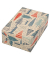 Geschenkpapier Oslo 512520, Tannenbäume, 50cm x 20m, beige/rot/blau