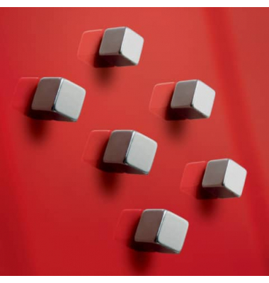 Haftmagnet SuperDym, BA192, W&uuml;rfel, 10x10mm, silber, 4,5kg
