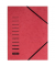 Eckspannmappe 24001-01, A4 rot Pressspan 335g