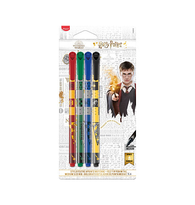 HARRY POTTER Fineliner farbsortiert 0,8 mm