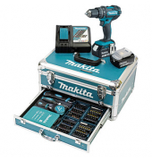 makita DHP482RFX9 Akku-Schlagbohrschrauber-Set 18,0 V, mit 2 Akkus