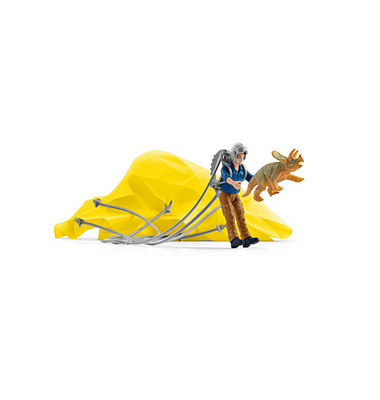 Schleich Dinosaurs 41471 Dino Fallschirmrettung Spielfiguren-Set Schleich Dinosaurs 41471 Dino Fallschirmrettung Spielfiguren-Set