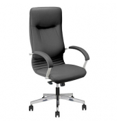 Nowy Styl Chefsessel Nova Steel schwarz Leder