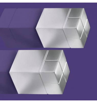 Haftmagnet C30 Ultra-Strong, BA707, W&uuml;rfel, 20x20mm, silber, 25 Blatt