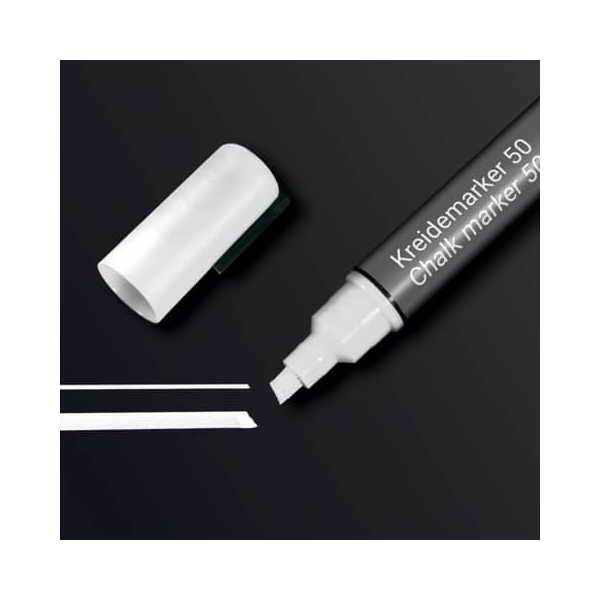4004360794476 - sigel Hochwertige Kreidemarker 1 - 5 mm GL-181 weiss