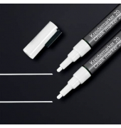 Kreidemarker 20, BA178, Packung, wei&szlig;, 1-2mm Rundspitze