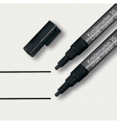 Kreidemarker 20, BA177, Packung, schwarz, 1-2mm Rundspitze
