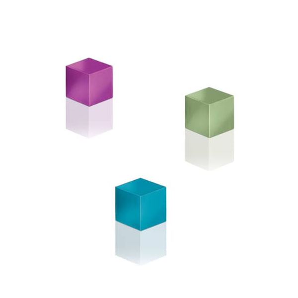 4004360794674 - Haftmagnet SuperDym BA727 Würfel 11x11mm pink türkis hellgrün 20 Blatt 4004360794674 3 Stück