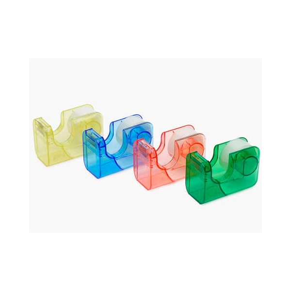 36 Stück WIHEDÜ Klebebandabroller 080988, für Klebebänder bis 18mm x 33m, farbig sortiert 4066300789881 WIHEDÜ