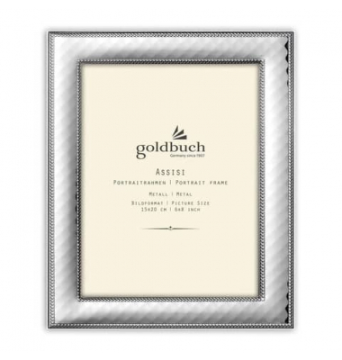 B1 8668W Bilderrahmen Assisi white 15x20cm  Metall