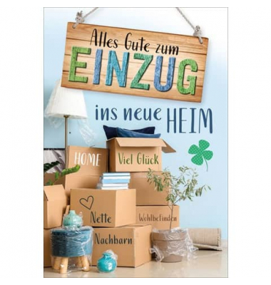 Gl&uuml;ckwunschkarten 43-2045 bunt