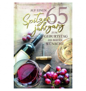 Geburtstagskarten 52-5465 Jubil&auml;umsjahr bunt