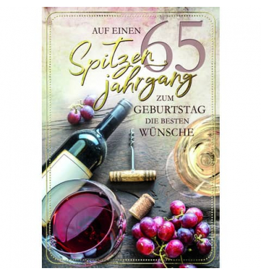 Geburtstagskarten 52-5465 Jubil&auml;umsjahr bunt