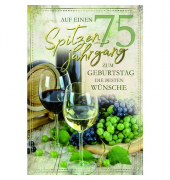 Geburtstagskarten 52-5475 Jubil&auml;umsjahr gr&uuml;n