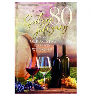Geburtstagskarten 52-5480 Jubil&auml;umsjahr bunt