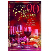 Geburtstagskarten 52-5490 Jubil&auml;umsjahr bunt