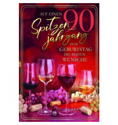 Geburtstagskarten 52-5490 Jubil&auml;umsjahr bunt