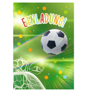 Einladungskarten 50-022 Fußball bunt Einladungskarten 50-022 Fußball bunt