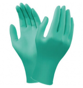 Einweghandschuhe Microflex NeoTouch, Neopren, grün, Größe 9,5-10,