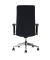 Bürostuhl NERO LUX, schwarz / silber, mit Armlehnen, bis 110kg