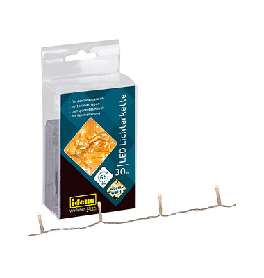 Lichterkette 31602, 30 LEDs, Länge 1,75m, warmweiß
