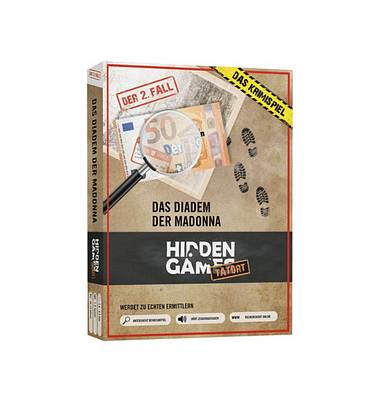 Hidden Games Tatort Krimispiel Fall 2 Das Diadem der Madonna Escape-Room Spiel