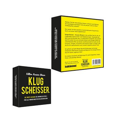 Klugscheisser 2 Black Edition Kartenspiel