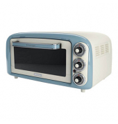 Vintage Minibackofen 1.380 W weißblau