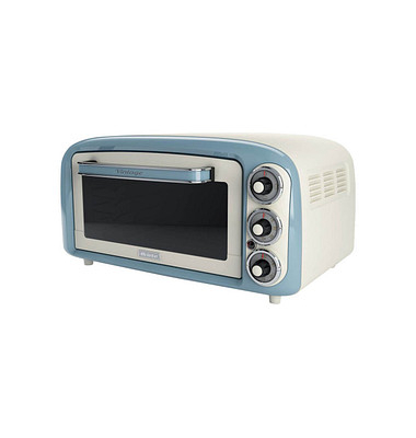 Ariete Vintage Minibackofen 1.380 W weiß/blau