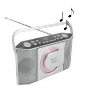 soundmaster RCD1755SI Tragbarer CD-Player