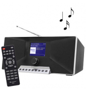 soundmaster IR3500SW Internetradio schwarz, silber