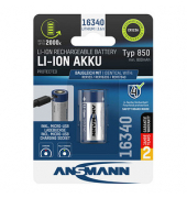 Akkus Micro-USB, 16340 / Micro / CR123A, 3,6 Volt