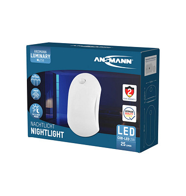 ANSMANN Mini LED-Sensor NL25B LED Nachtlicht weiß 9,0 cm