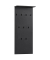 MÖBELPARTNER Wandgarderobe Janne 153016 schwarz Holz 9 Haken 50,0 x 120,6 cm