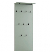 Wandgarderobe Janne 153015 grün Holz 9 Haken 50,0 x 120,6 cm