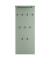 MÖBELPARTNER Wandgarderobe Janne 153015 grün Holz 9 Haken 50,0 x 120,6 cm