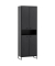 MÖBELPARTNER Janne Schuhschrank schwarz 2 Fachböden 60,2 x 33,1 x 185,5 cm