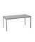 Gürkan Mehrzwecktisch grau rechteckig, Vierkantrohr grau, 160,0 x 80,0 x 75,0 cm