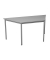 Gürkan Mehrzwecktisch grau Trapezform, Vierkantrohr grau, 160,0 x 80,0 x 75,0 cm