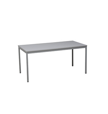 Gürkan Mehrzwecktisch grau rechteckig, Vierkantrohr grau, 200,0 x 80,0 x 75,0 cm