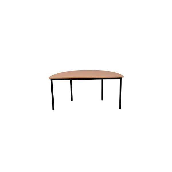 4260610840847 - Mehrzwecktisch buche halbrund Vierkantrohr schwarz 1200 x 600 x 750 cm 4260610840847 Gürkan 4260610840847 - Mehrzwecktisch buche halbrund Vierkantrohr schwarz 1200 x 600 x 750 cm 4260610840847 Gürkan