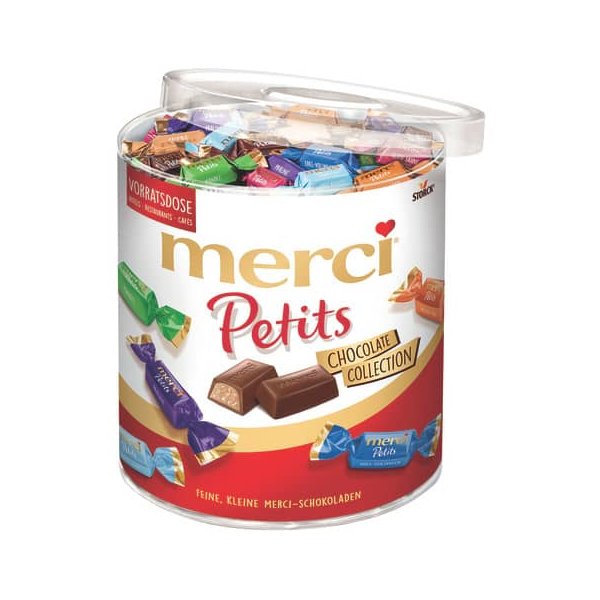 4014400927368 - Merci Petits Chocolate Collection 8 Sorten einzeln verpackt ca 158 Stück 1kg