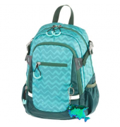 Kinderrucksack 49465-064 Kids Backpack, petrol, Sharky, mit Rei&szlig;verschluss