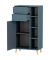MÖBELPARTNER Badschrank Bjarne blaugrau 60,2 x 33,1 x 113,4 cm