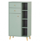 MÖBELPARTNER Badschrank Bjarne pastellgrün 60,2 x 33,1 x 113,4 cm