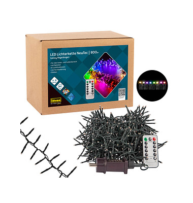 Lichterkette 31109 GALAXY, 800 LEDs, Länge 12,8m, bunt