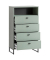 MÖBELPARTNER Kommode Janne 153067 pastellgrün 1 Fachboden 60,2 x 33,1 x 103,9 cm