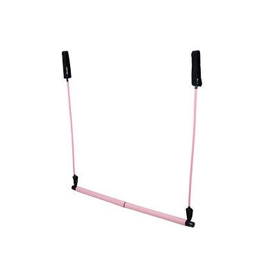 relaxdays Pilates-Stab pink, schwarz