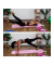 relaxdays Pilates-Stab pink, schwarz