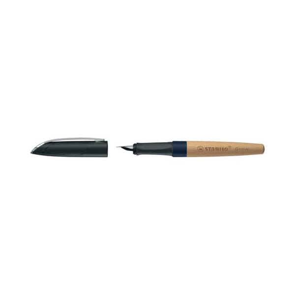 4006381590860 - STABILO Grow Patronenfüller blaubeerblau Buche M (mittel) 1 St